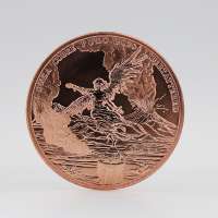 1 oz Zombucks World Libertattered Copper Round l JM Bullion™