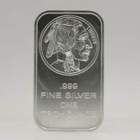 1 oz SilverTowne Buffalo Silver Bars (New, .999) | JM Bullion™