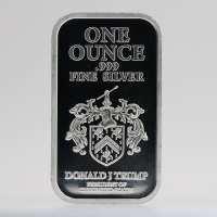 1 oz President Trump Coat of Arms Silver Bar (New) l JM Bullion™