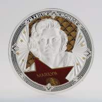 2026 2 oz Proof Colorized Pitcairn Islands Marilyn Monroe Silver