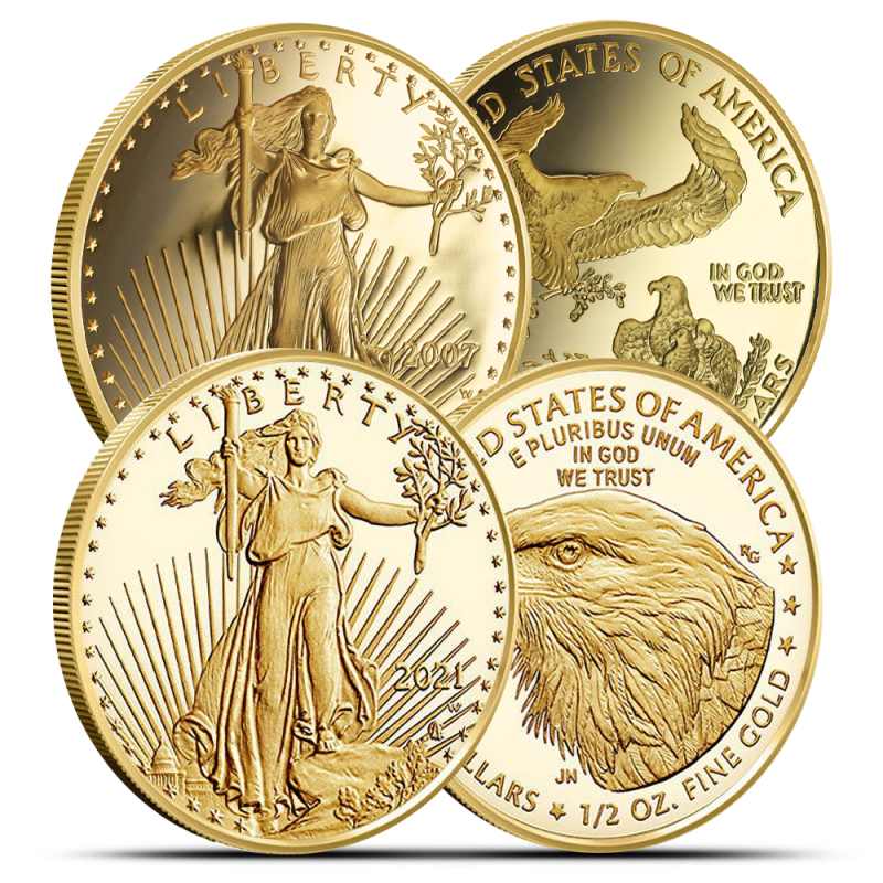 1/2 oz Proof American Gold Eagle Coin l JM Bullion™