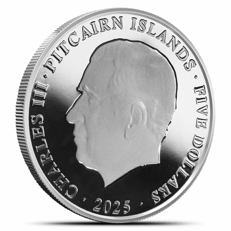 2025 1 oz Colorized Proof Pitcairn Islands Silver Ocean Wonders