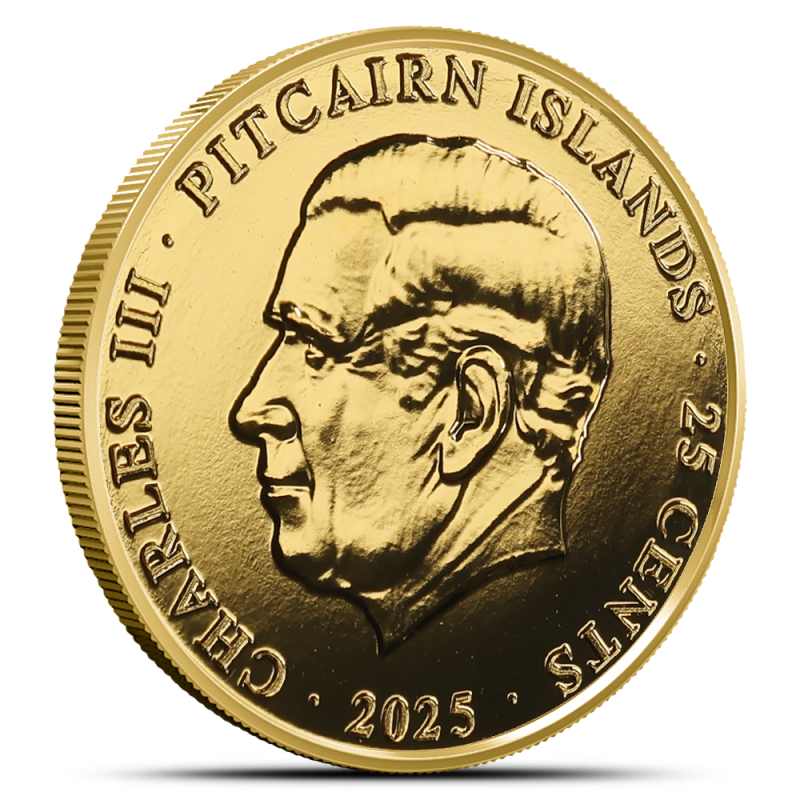2025 1/2 Gram Pitcairn Islands Gold Ocean Wonders Whale Coin l JM