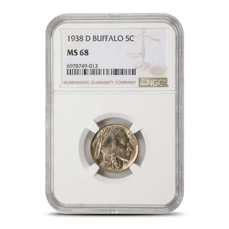 1938-D Buffalo Nickel NGC MS68 l JM Bullion™