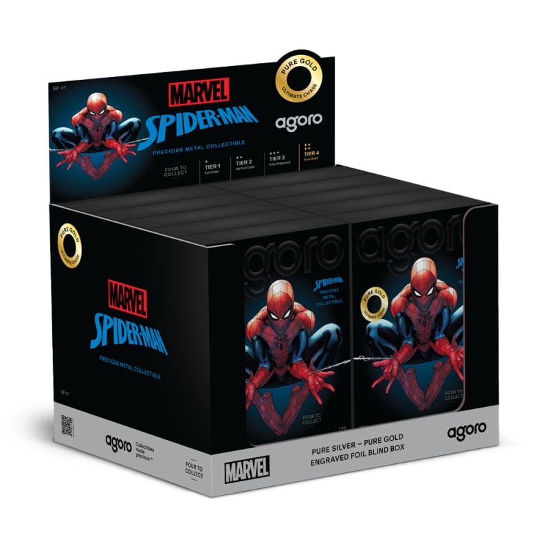 2025 5 Gram Proof Colorized Niue Marvel Spider Man Blind Box Foil