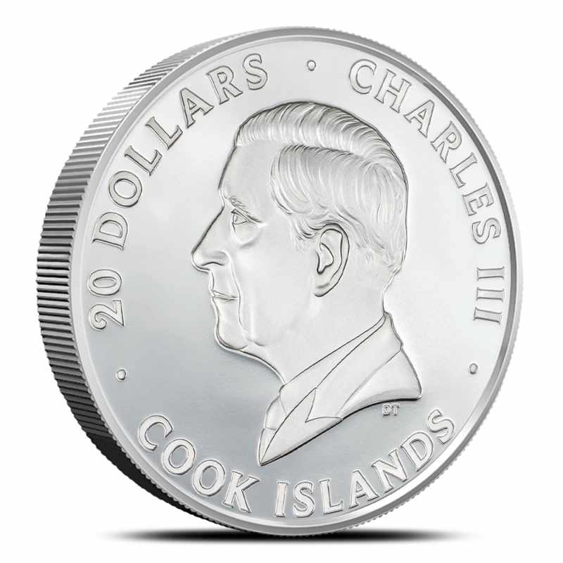 ナ*く様 銀杯 SILVER シルバー 輪島塗り 2025 3 oz Proof Cook Islands Silver Burst Rhino Coin - Silver.com