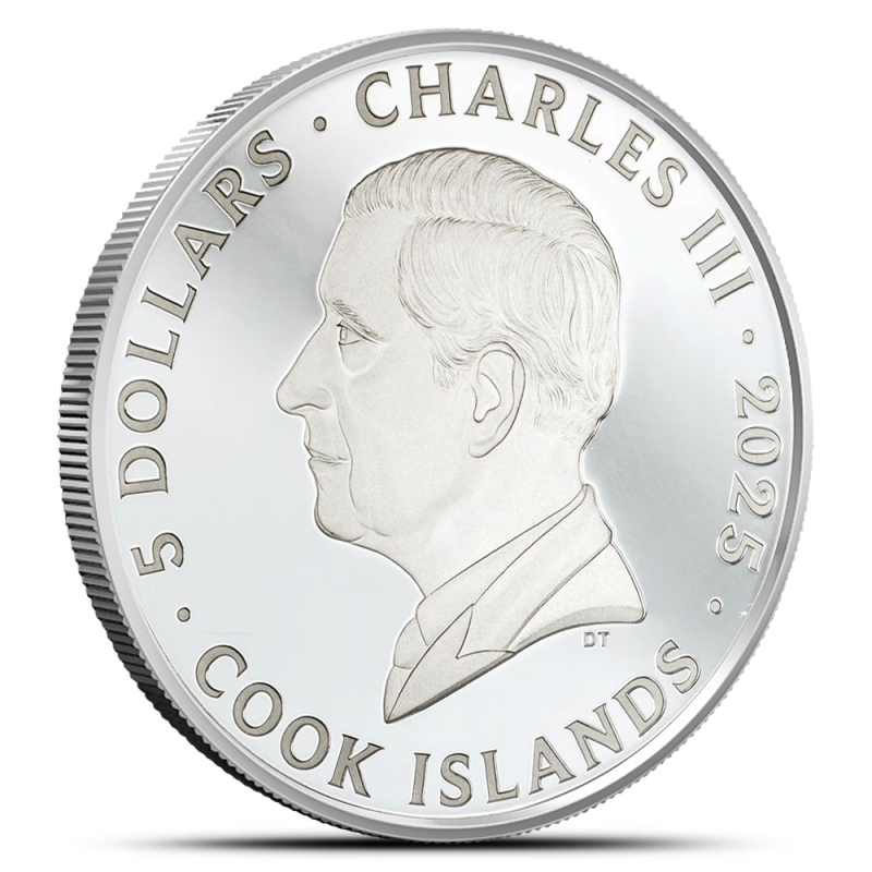 2025 1 oz Proof Cook Islands Silver Seven Deadly Sins Wrath Coin l