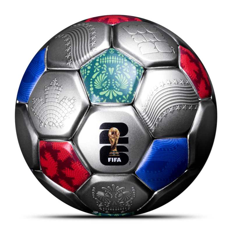 2026 3 oz Solomon Islands Colorized Silver FIFA Soccer Ball