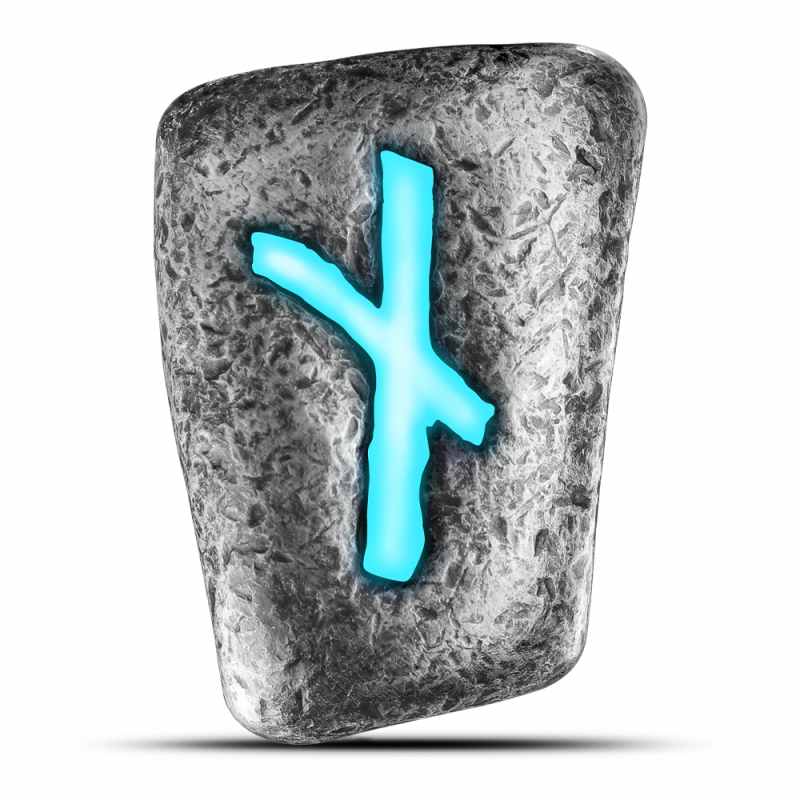 1 oz Antique Germania Mint Naudiz Rune Cast Silver Bar l JM Bullion™