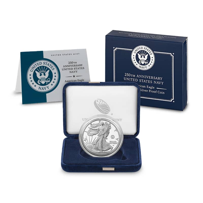 2025-S 1 oz Proof Navy Privy American Silver Eagle Coin l JM Bullion™