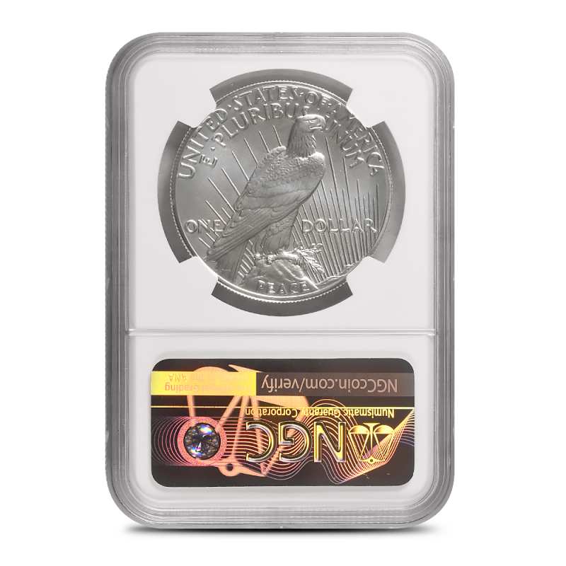 2021 Peace Silver Dollar Coin MS70 l JM Bullion™