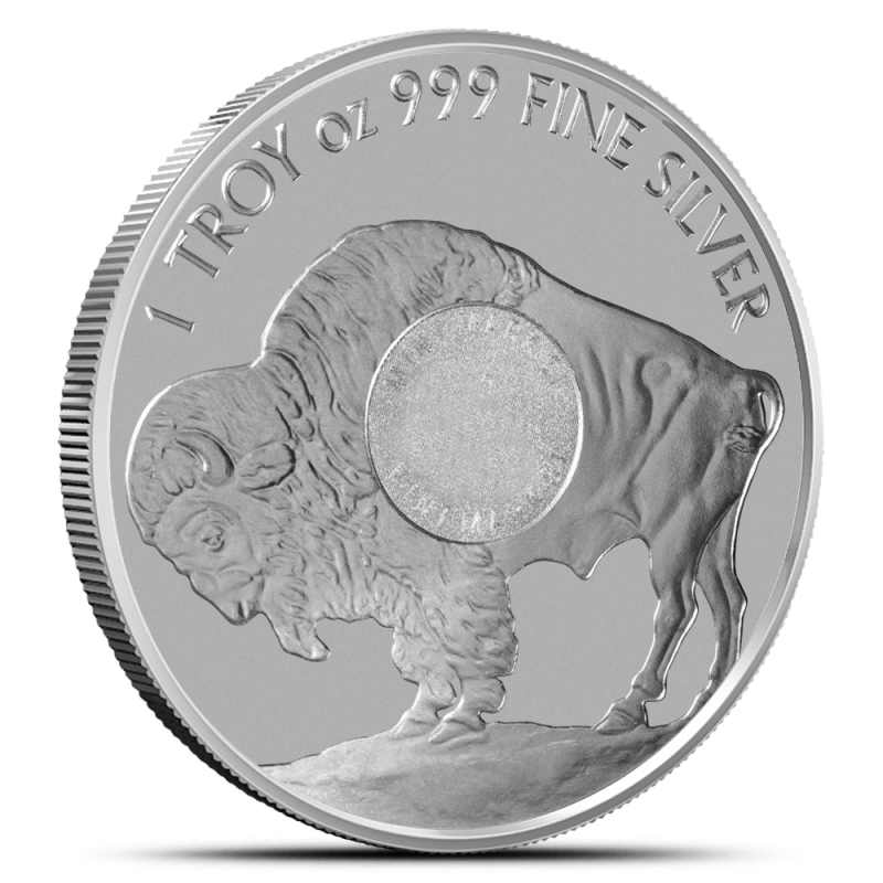 1 oz Sunshine Buffalo Silver Round (New, MintMark SI) l JM Bullion™