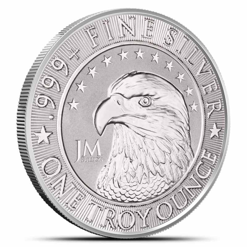 1 oz JM Bullion Eagle Silver Round (Reverse Proof-Like) l JM Bullion™