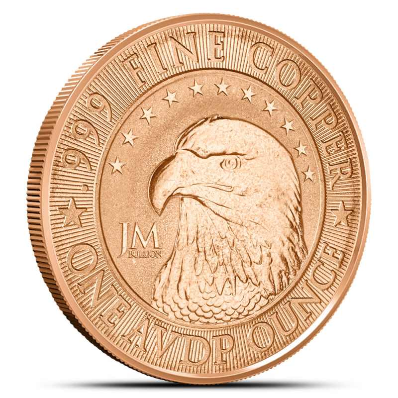 1 oz JM Bullion Eagle Copper Round (New) l JM Bullion™