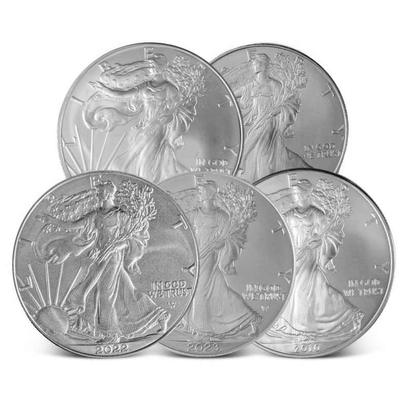 1 oz American Silver Eagle Coins (Random Years of Issue) l JM Bullion™