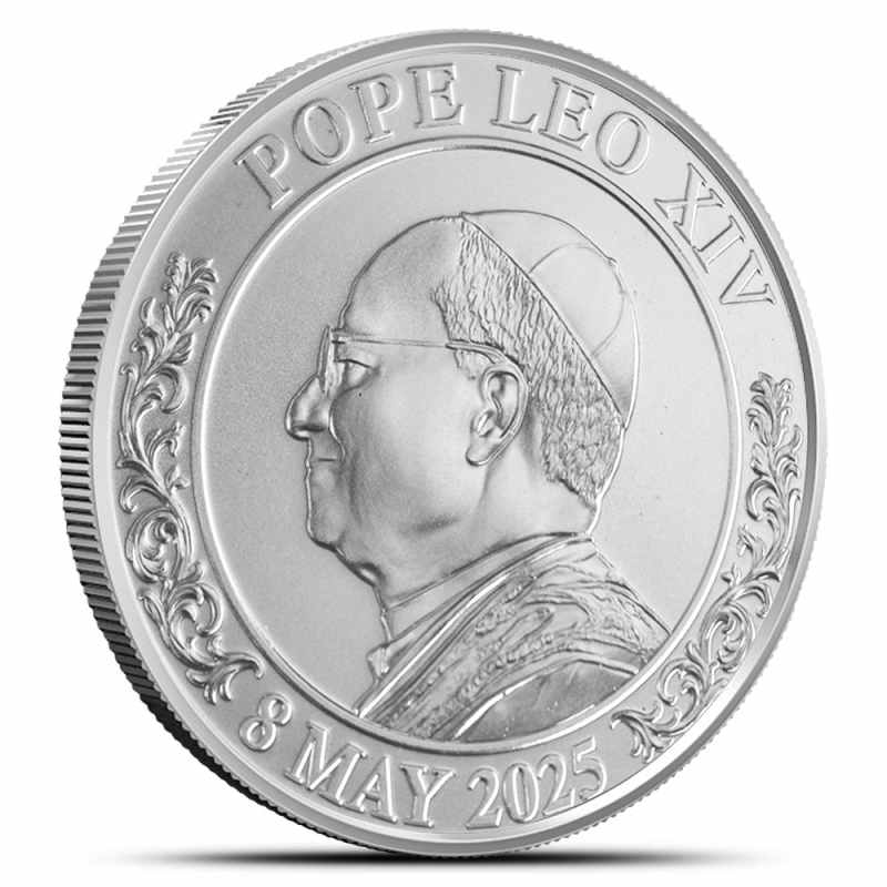 2025 1 oz Pope Leo XIV Commemorative Silver Round (New) l JM Bullion™