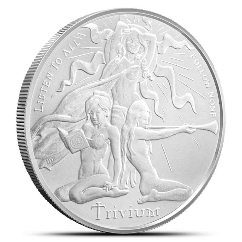Buy 1 oz Trivium Girls Silver Shield Round (New) - .999 l JM Bullion™