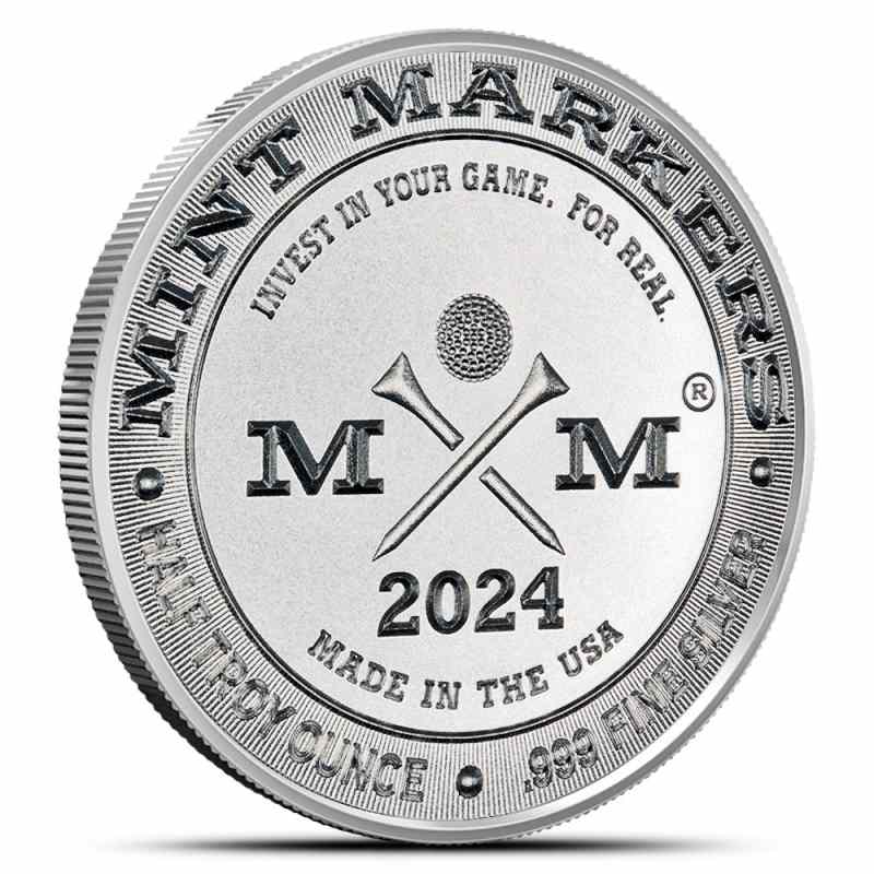 1/2 oz Mint Markers Birdie Silver Round (New) l JM Bullion™