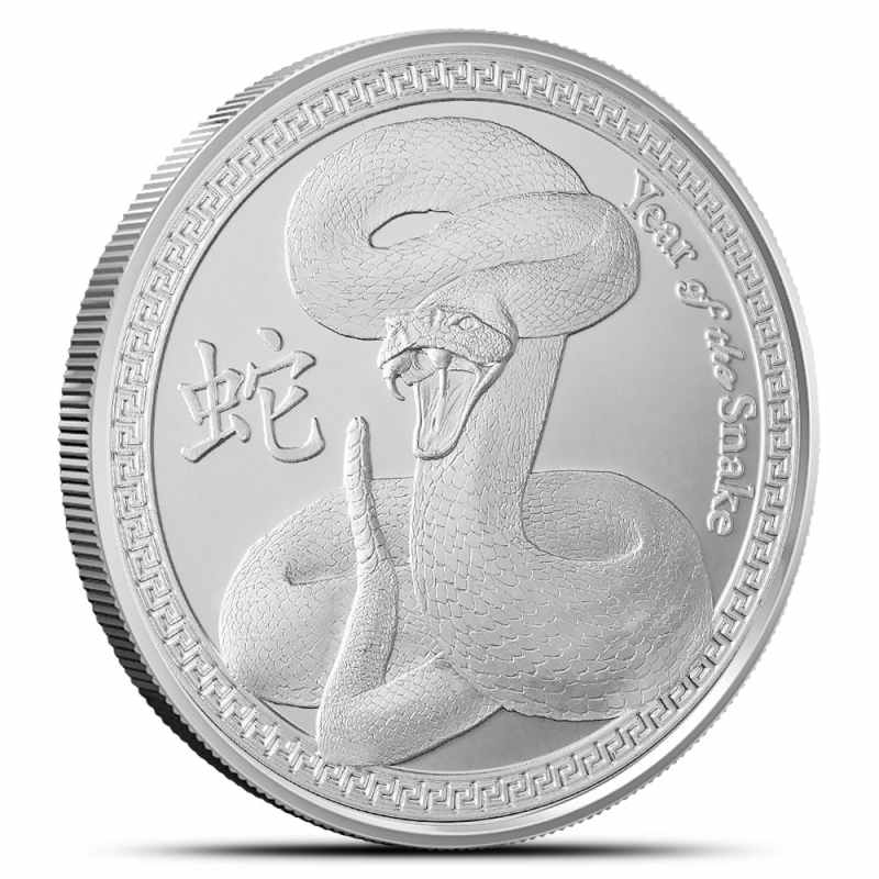 1 oz Year of the Snake Silver Round (New) l JM Bullion™