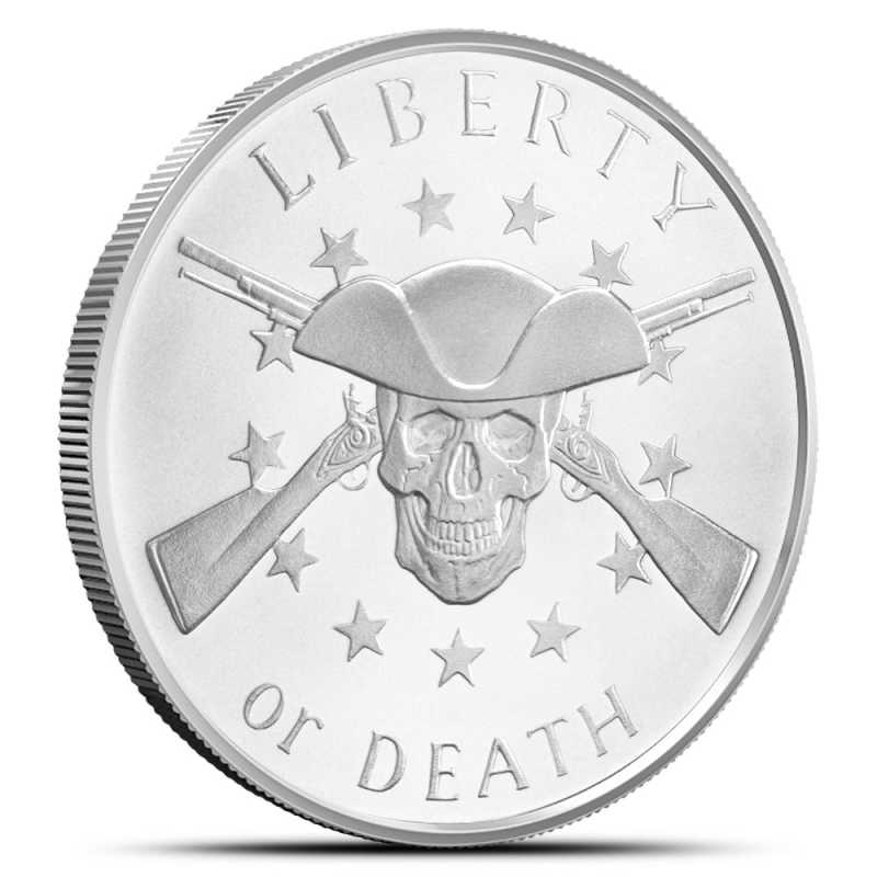 1 oz Liberty or Death Silver Shield Round (New) l JM Bullion™