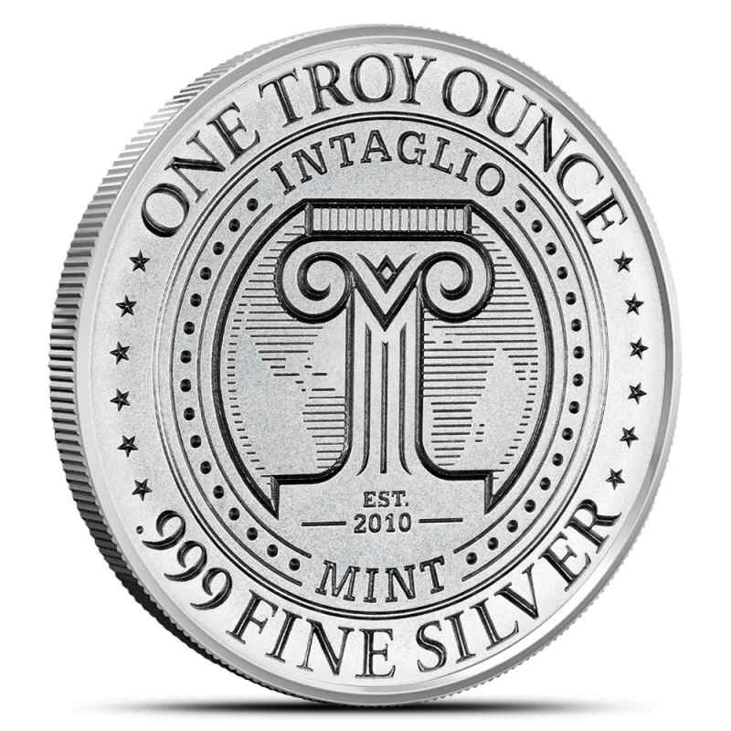 1 oz Intaglio Mint The Mermaid Silver Round (New) l JM Bullion™