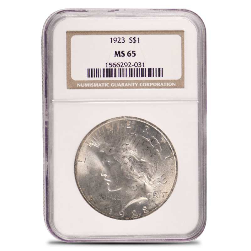 1923 Peace Silver Dollar Coin NGC MS65 l JM Bullion™