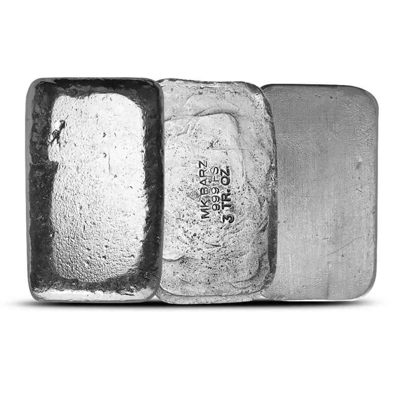 3 oz Silver (Varied Condition, Any Mint, Various Forms) l JM Bullion™