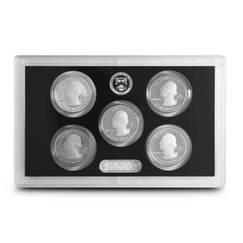2018 US Mint Silver Proof America the Beautiful Quarters Set l JM