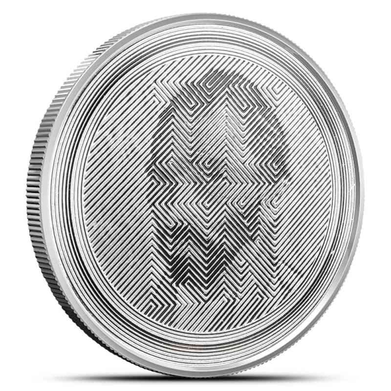 【純銀】2024 トケラウ アイコン ゴッホ 　銀貨　1オンス　ケース付 VINCENT VAN GOGH Icons 1 Oz Silver Coin 5$ Tokelau 2024