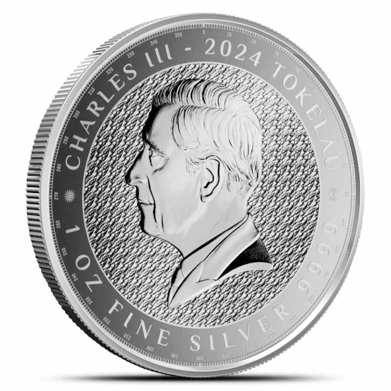 2024 1 oz Tokelau Silver Terra Coin (BU) l JM Bullion™