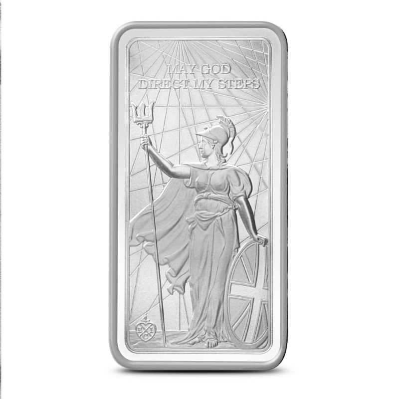 2023 St. Helena Rectangular Silver Standing Britannia Coin l JM