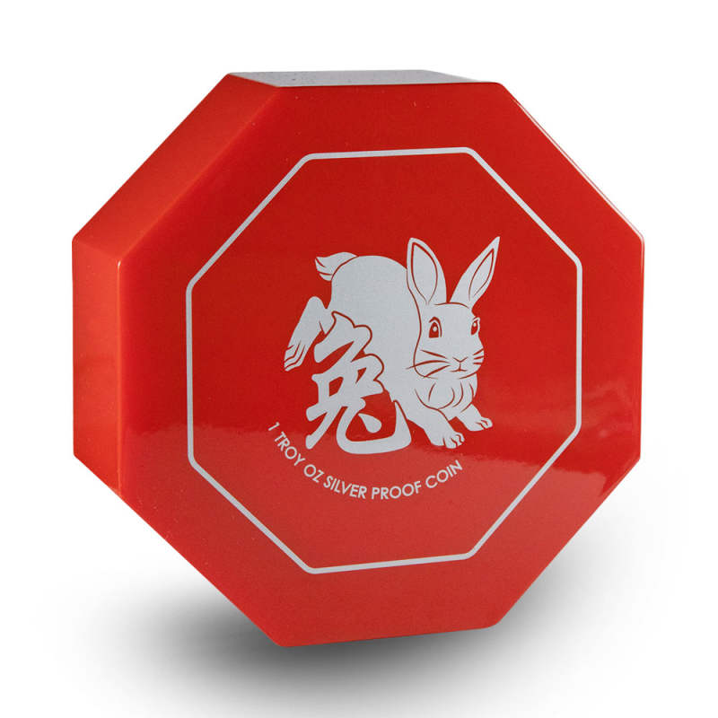 2023 1 oz Proof Singapore Silver Year of the Rabbit Coin l JM Bullion™