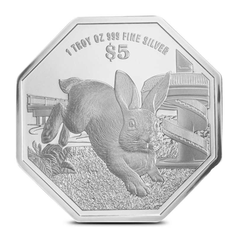2023 1 oz Proof Singapore Silver Year of the Rabbit Coin l JM Bullion™