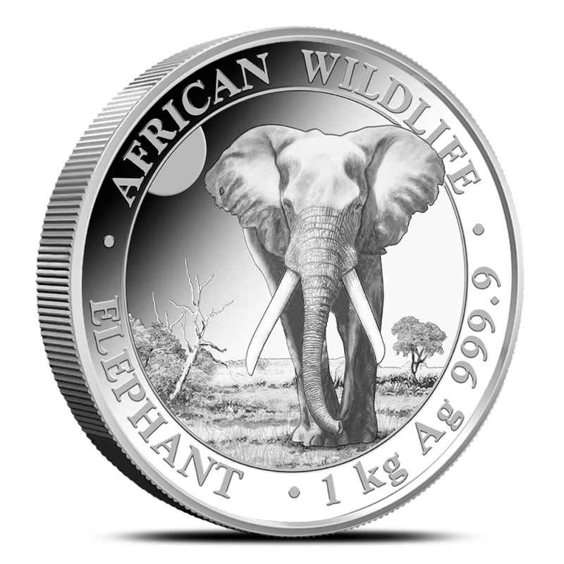 2025 1 Kilo Somalia Silver Elephant Coin (BU) l JM Bullion™