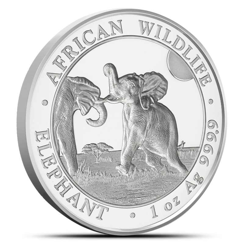 2024 1 oz Proof Somalia Silver Elephant Coin (High Relief) l JM