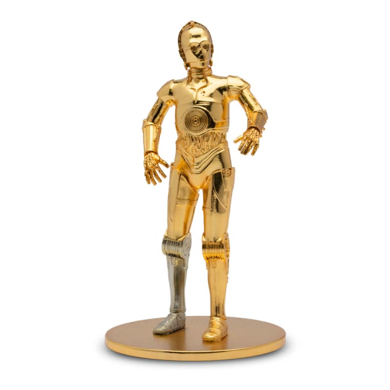 C-3PO フィギュア 金銀 150 Gram Silver C-3PO Miniature Statue (Gilded) l JM Bullion™