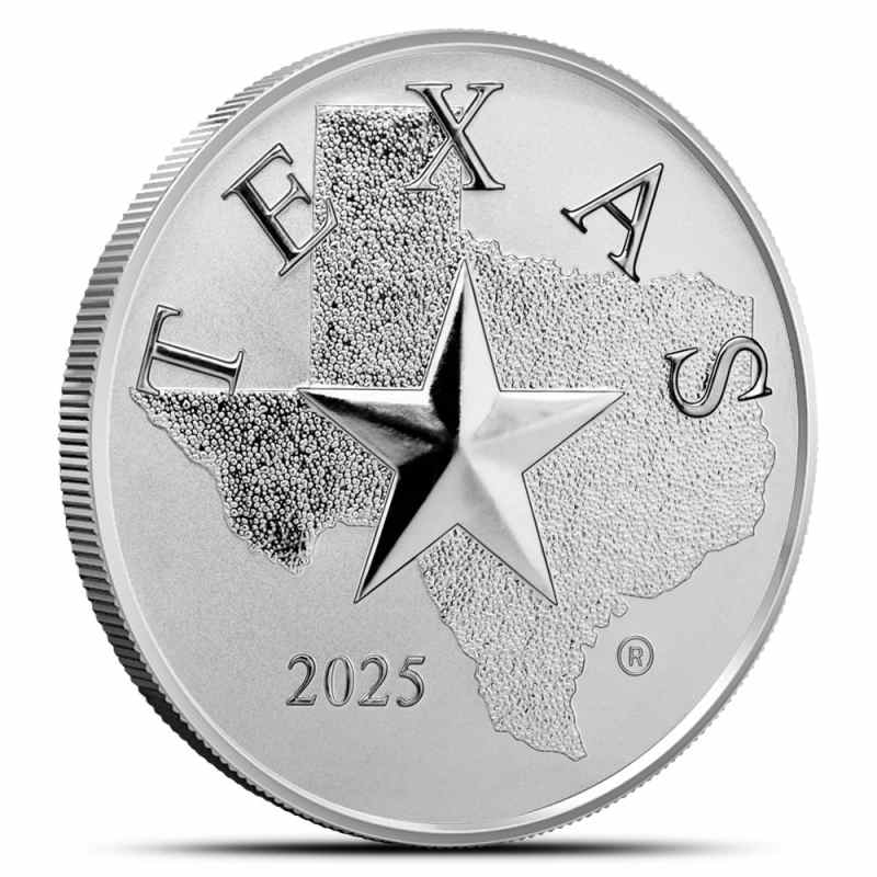 2025 1 oz Texas Mint Silver Cowboy Round (New) l JM Bullion™