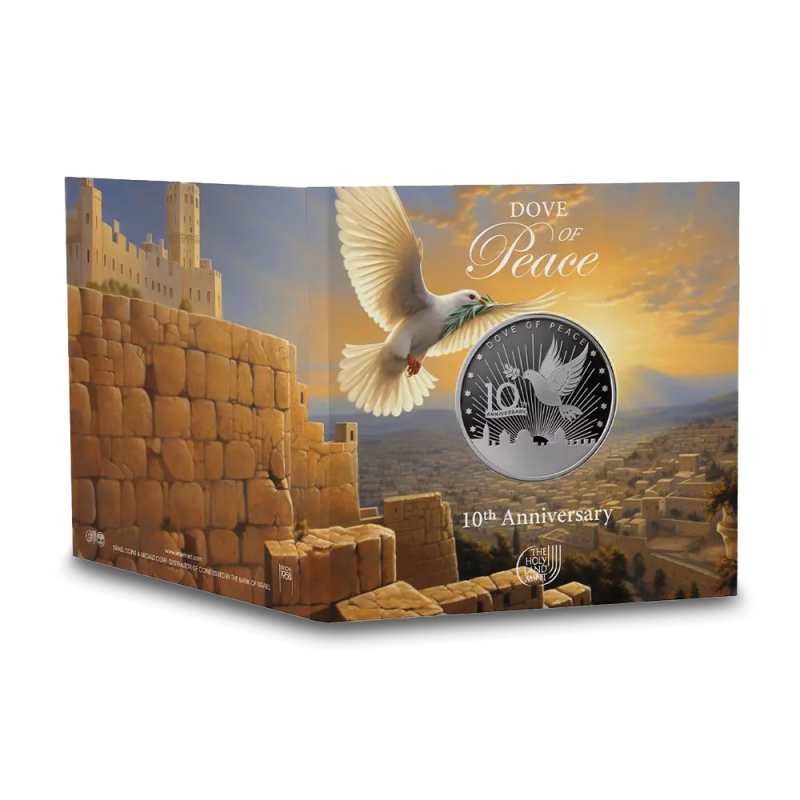 2024 The Holy Land Silver Dove Of Peace 10th Anniversary Round l 