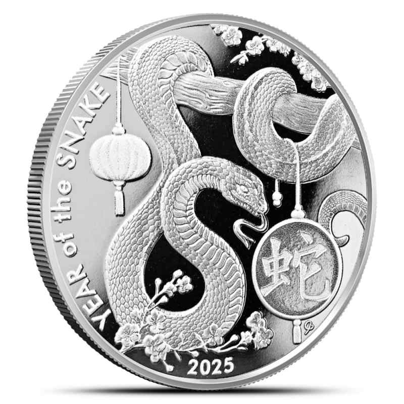 1 oz Asahi Snake Silver Round (New) l JM Bullion™
