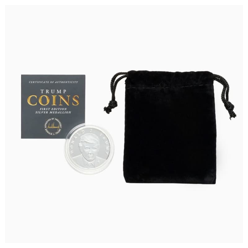 1 oz President Trump First Edition Silver Medallion (Capsule) l JM