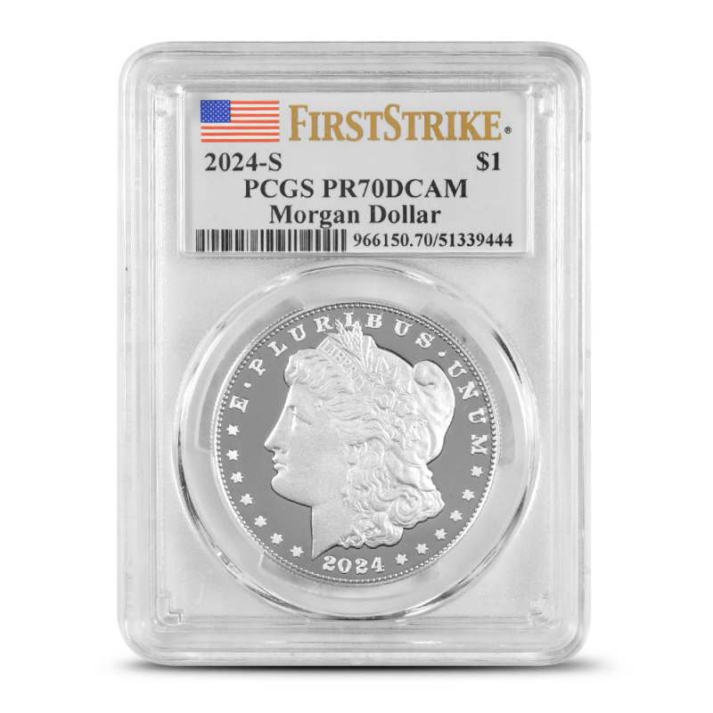 2024-S Proof Morgan Silver Dollar Coin PCGS PR70 DCAM FS l JM Bullion™