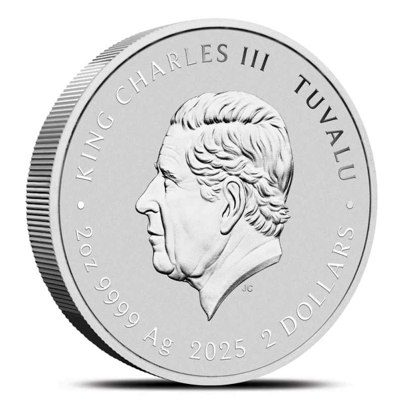 2025 2 oz Colorized Tuvalu Silver TMNT Pizza Coin l JM Bullion™