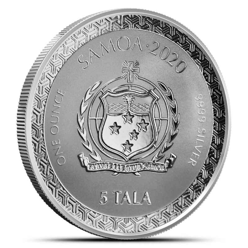 2020 Samoa Silver Momotaro and Demon Subdued in Anime Coin l JM