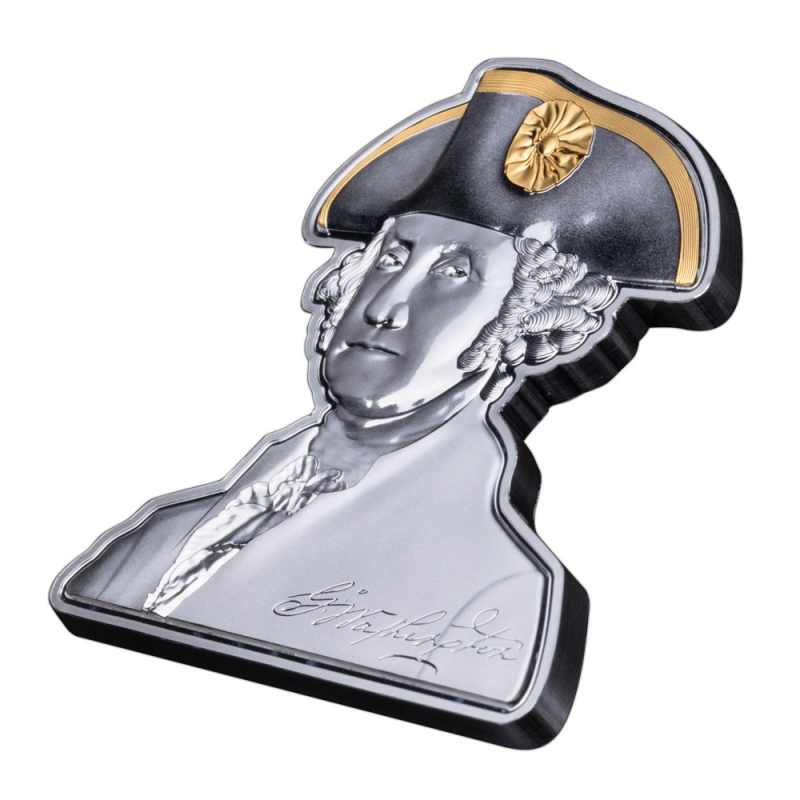 2025 3 oz Samoa George Washington Shaped Silver Coin l JM Bullion™