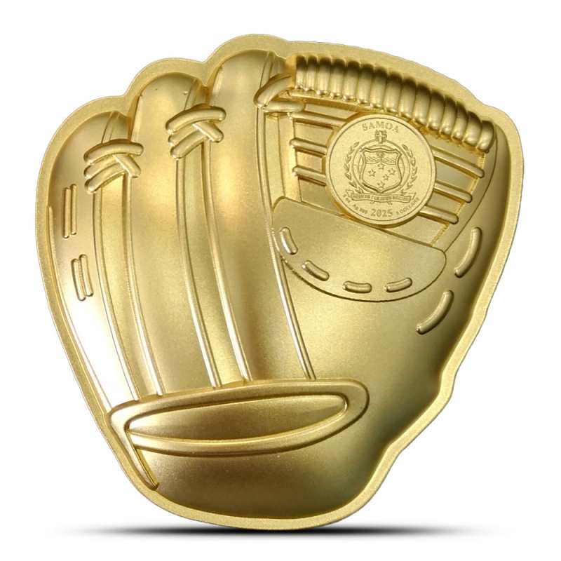 2025 5 oz Samoa Silver Baseball Glove Shaped Coin l JM Bullion™