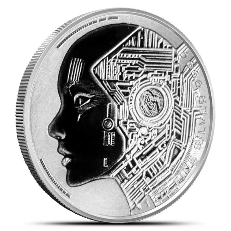 2025 1 oz Republic of Chad Silver AI Coin (BU) l JM Bullion™