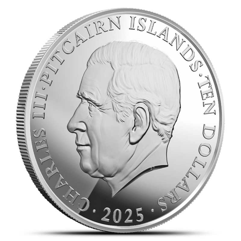 2025 5 oz Proof Pitcairn Islands Silver Lunar Year of the Snake