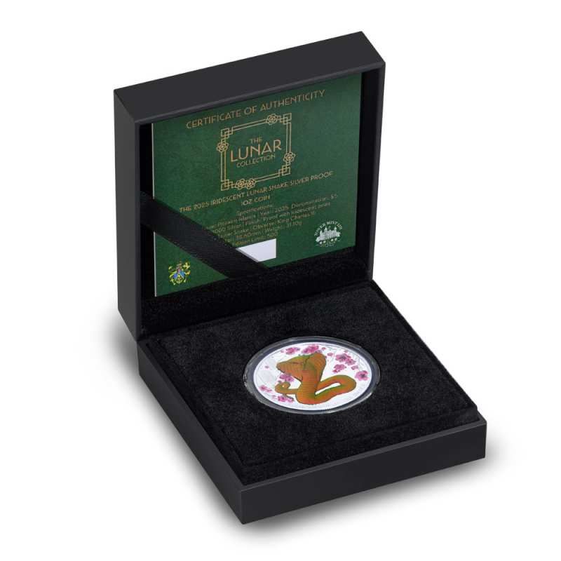 2025 Proof Colorized Pitcairn Islands Silver Lunar Year of the