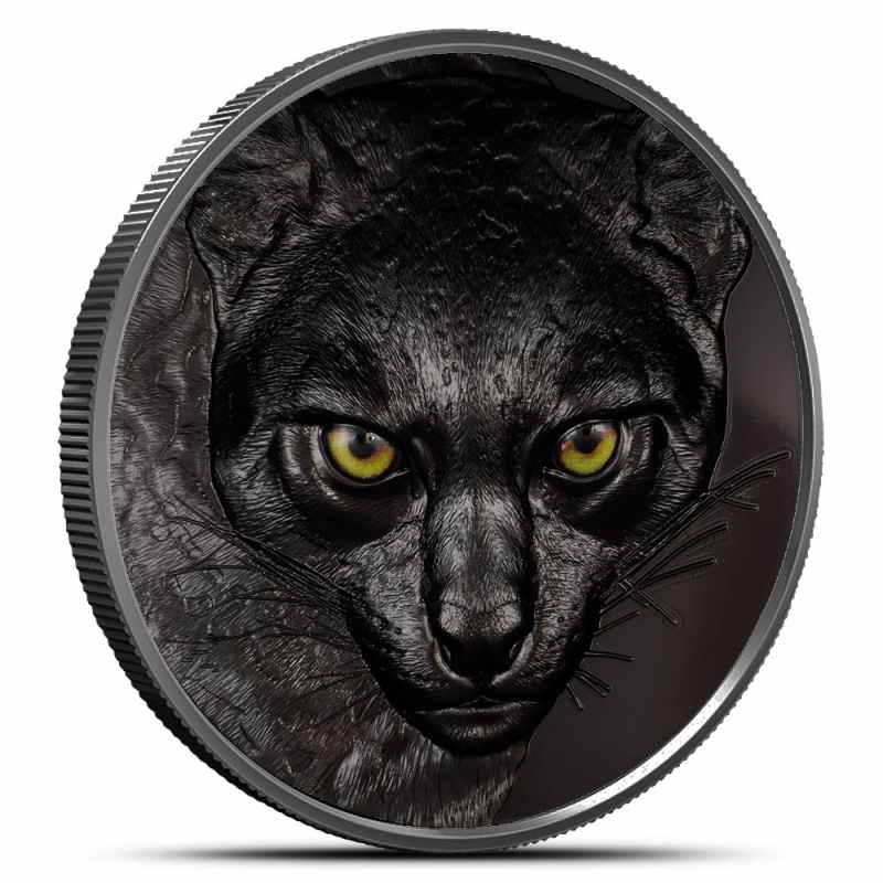 2025 1 Kilo Palau Silver Hunters By Night Ocelot Coin l JM Bullion™