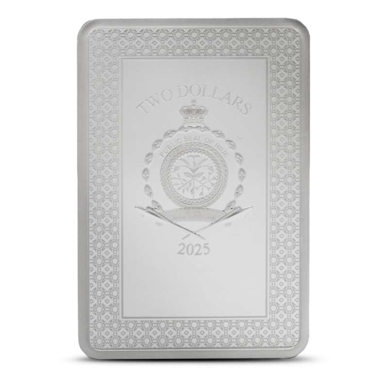 2025 1 oz Colorized Niue Silver Tarot Cards The World Coin l JM